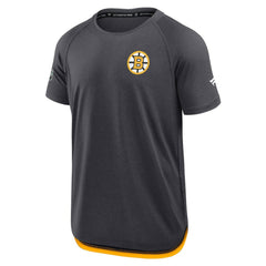 NHL Boston Bruins Fanatics Authentic Pro Rink Raglan Performance T-Shirt