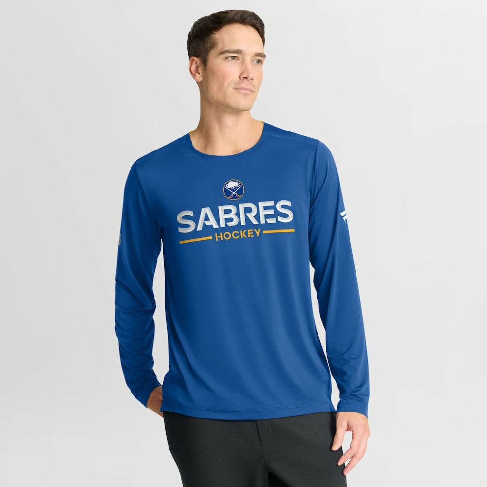 NHL Buffalo Sabres Fanatics Authentic Pro Rink Tech Long Sleeve T-Shirt