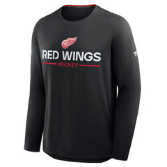 NHL Detroit Red Wings Fanatics Authentic Pro Rink Tech Long Sleeve T-Shirt