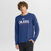 NHL Edmonton Oilers Fanatics Authentic Pro Rink Tech Long Sleeve T-Shirt