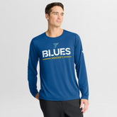 NHL St. Louis Blues Fanatics Authentic Pro Rink Tech Long Sleeve T-Shirt