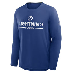 NHL Tampa Bay Lightning Fanatics Authentic Pro Rink Tech Long Sleeve T-Shirt