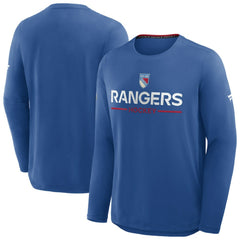 NHL New York Rangers Fanatics Authentic Pro Rink Centennial Tech Long Sleeve T-Shirt