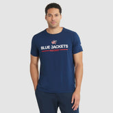 NHL Columbus Blue Jackets Fanatics Authentic Pro Rink Tech T-Shirt
