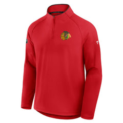 NHL Chicago Blackhawks Fanatics Authentic Pro Rink Training Quarter-Zip Pullover