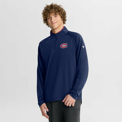 NHL Montreal Canadiens Fanatics Authentic Pro Rink Training Quarter-Zip Pullover