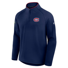 NHL Montreal Canadiens Fanatics Authentic Pro Rink Training Quarter-Zip Pullover