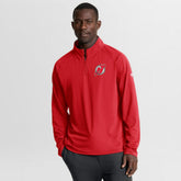 NHL New Jersey Devils Fanatics Authentic Pro Rink Training Quarter-Zip Pullover