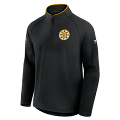 NHL Boston Bruins Fanatics Authentic Pro Rink Training Quarter-Zip Pullover