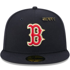 Navy Boston Red Sox New Era 2025 59FIFTY Day 59FIFTY Fitted Hat with Pins