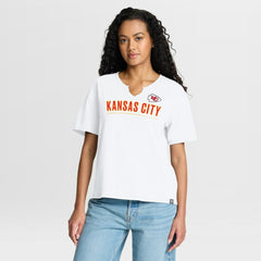 Women's Redzone Slub Boxy T-Shirt - Kansas City Chiefs T-shirts