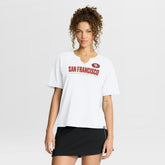 Women's Redzone Slub Boxy T-Shirt - San Francisco 49ers T-shirts