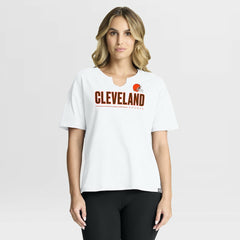 Women's Redzone Slub Boxy T-Shirt - Cleveland Browns T-shirts