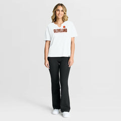 Women's Redzone Slub Boxy T-Shirt - Cleveland Browns T-shirts