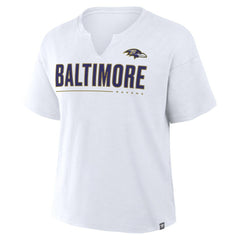 Women's Redzone Slub Boxy T-Shirt - Baltimore Ravens T-shirts