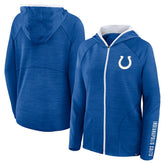 Women's Redzone End Around Pass Raglan Full-Zip Hoodie - Indianapolis Colts Hoodies