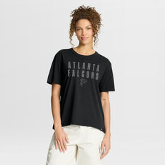 Women's Blackout Kneel Down Legacy T-Shirt - Atlanta Falcons T-shirts