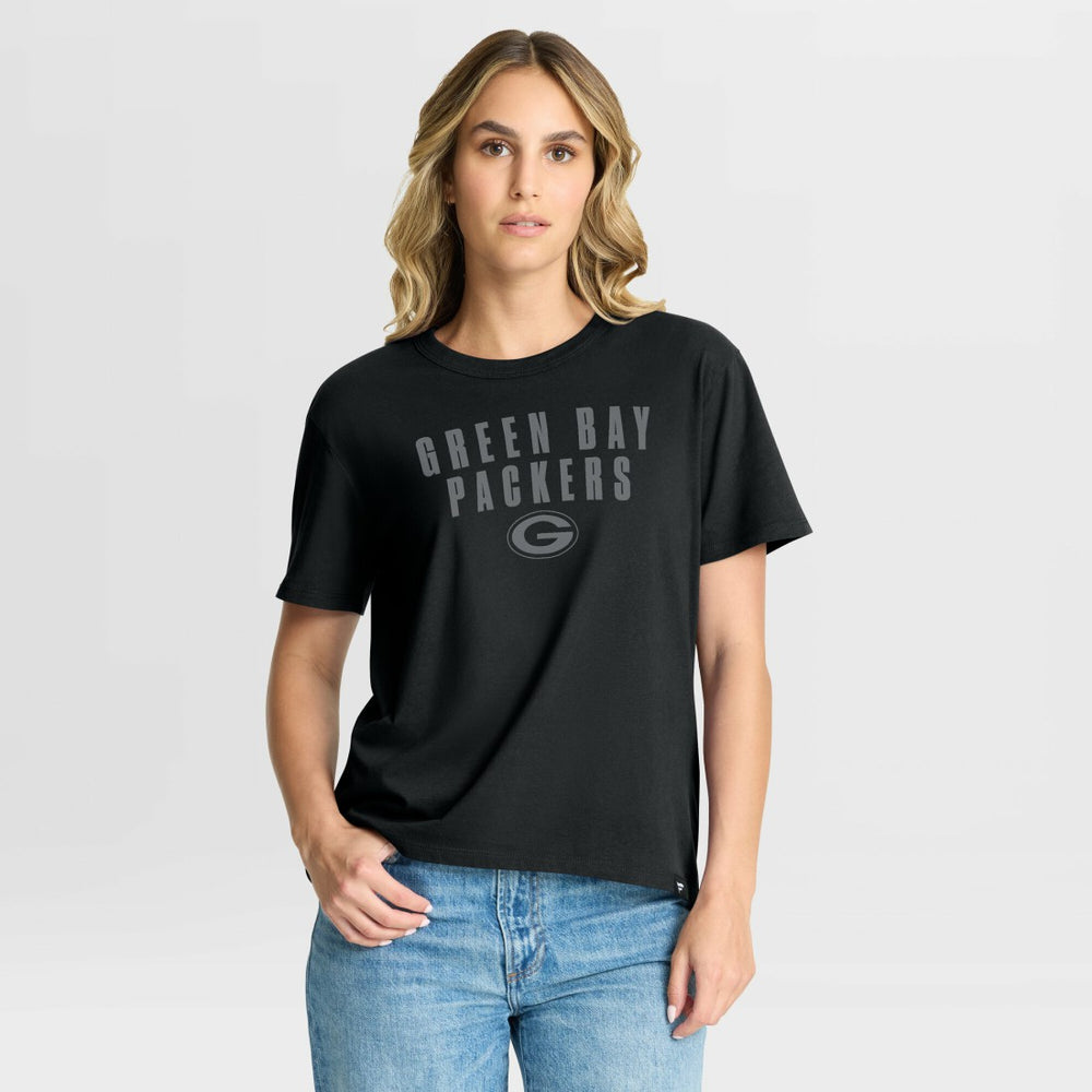 Women's Blackout Kneel Down Legacy T-Shirt - Green Bay Packers T-shirts