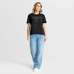 Women's Blackout Kneel Down Legacy T-Shirt - New Orleans Saints T-shirts