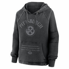 Women's Oversized Raglan Gridiron Hoodie - Pittsburgh Steelers Hoodies