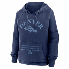 Women's Oversized Raglan Gridiron Hoodie - Denver Broncos Hoodies