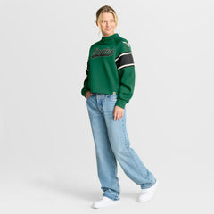 Oversized Hometown Toss Sweep Mock Neck Pullover - Philadelphia Eagles Pullover