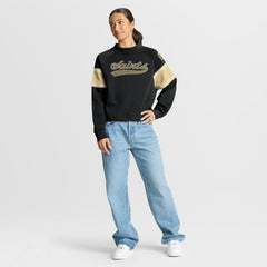 Oversized Hometown Toss Sweep Mock Neck Pullover - New Orleans Saints Pullover