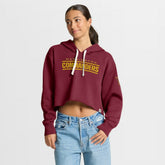 Women's Oversized Hometown Heritage Cropped Hoodie - Washington Commanders Hoodies
