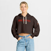 Women's Oversized Hometown Heritage Cropped Hoodie - Cleveland Browns Hoodies