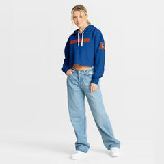 Women's Oversized Hometown Heritage Cropped Hoodie - Denver Broncos Hoodies
