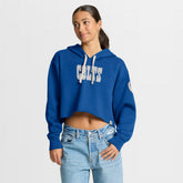 Women's Oversized Hometown Heritage Cropped Hoodie - Indianapolis Colts Hoodies