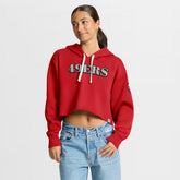 Women's Oversized Hometown Heritage Cropped Hoodie - San Francisco 49ers Hoodies