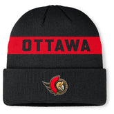 NHL Ottawa Senators Fanatics Authentic Pro Rink Cuffed Knit Hat