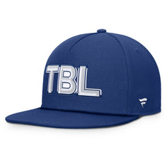 NHL Tampa Bay Lightning Fanatics Authentic Pro Rink Team Code Snapback Hat