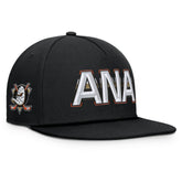 NHL Anaheim Ducks Fanatics Authentic Pro Rink Team Code Snapback Hat