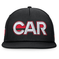 NHL Carolina Hurricanes Fanatics Authentic Pro Rink Team Code Snapback Hat