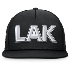 NHL Los Angeles Kings Fanatics Authentic Pro Rink Team Code Snapback Hat