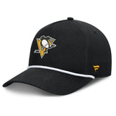 NHL Pittsburgh Penguins Fanatics Authentic Pro Rink Roper A-Frame Adjustable Hat