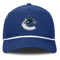 NHL Vancouver Canucks Fanatics Authentic Pro Rink Roper A-Frame Adjustable Hat