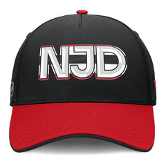 NHL New Jersey Devils Fanatics Authentic Pro Rink Team Code Flex Hat
