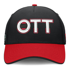 NHL Ottawa Senators Fanatics Authentic Pro Rink Team Code Flex Hat