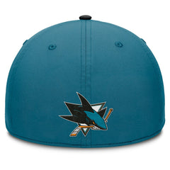 NHL San Jose Sharks Fanatics Authentic Pro Rink Team Code Flex Hat