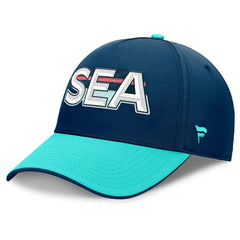 NHL Seattle Kraken Fanatics Authentic Pro Rink Team Code Flex Hat