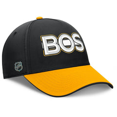 NHL Boston Bruins Fanatics Authentic Pro Rink Team Code Flex Hat