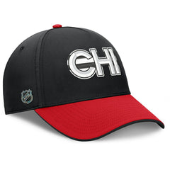 NHL Chicago Blackhawks Fanatics Authentic Pro Rink Team Code Flex Hat