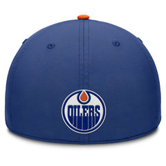 NHL Edmonton Oilers Fanatics Authentic Pro Rink Team Code Flex Hat