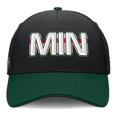 NHL Minnesota Wild Fanatics Authentic Pro Rink Team Code Flex Hat