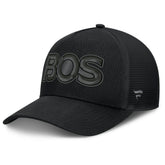 NHL Boston Bruins Fanatics Authentic Pro Road Team Code Trucker Adjustable Hat