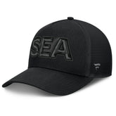 NHL Seattle Kraken Fanatics Authentic Pro Road Team Code Trucker Adjustable Hat