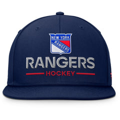 NHL New York Rangers Fanatics Authentic Pro Rink Lockup Snapback Hat